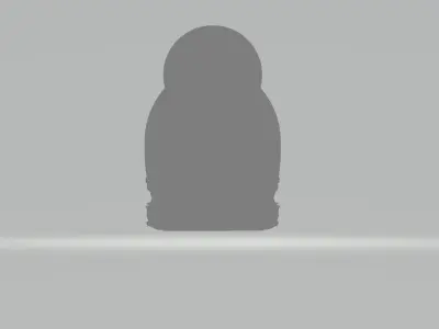 Avalokitesvara Bodhisattva with Thousand Arms Pendant 3D print model