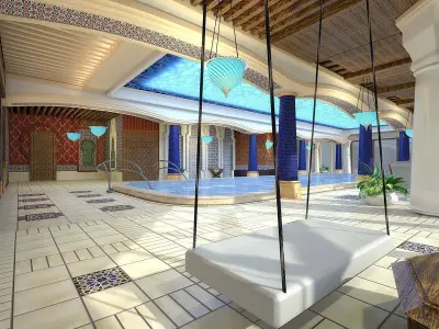 Swimming Pool Interior 2 Low-poly 3D model