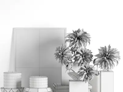 Williams Sonoma decoration set 3D model