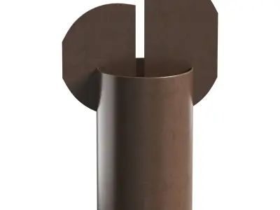 Vase Decor Low-poly 3D model 26