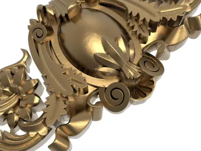  decorative pattern ready for 3D printing 3D model 222