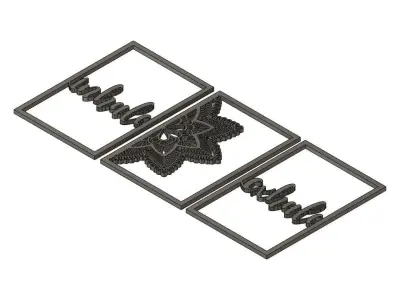 Mandala Wall Art 3D print model