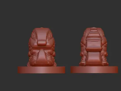 sanda with duck decor  3D print model