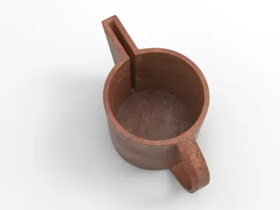 Puhy Plant Pot Low-poly 3D model