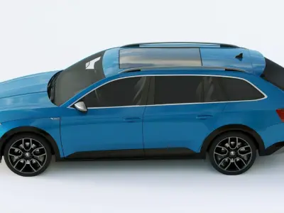 Skoda Superb Scout 2020 3D model