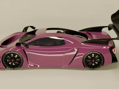 noboa-feather Low-poly 3D model