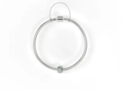 Rounded Charm  Mouse Ears 3D print model