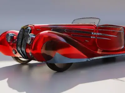 delahaye 165 3D model