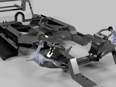 Air ride complete suspension pack 3D print model