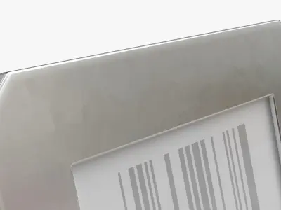 Picture frame with chamfered corners 3D model