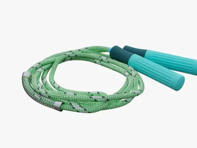 Skipping green 3D model