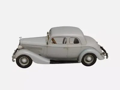 1930s Early Vintage Classic Coupe 3D model 3D model