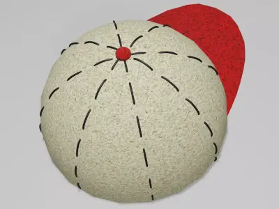 Summer cap Obj and Blend 3D model