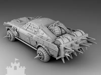 Tough guy 39s car 3D print model
