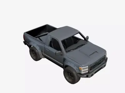 Widebody Performance Pickup Truck Motorsport Inspired 05 3D model