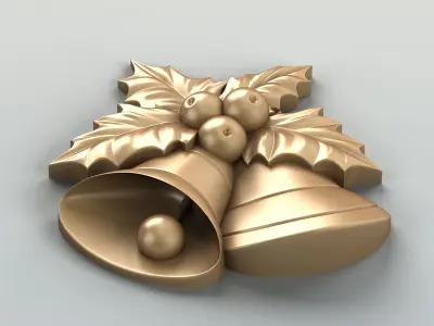 Carved decor central 021 3D model