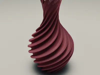 Printable Vase - Flower Pot 3D model