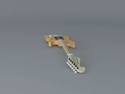 Washburn N2 Nuno Bettencourt model guitar Free 3D model