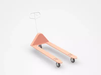 Three Wheels Red Pallet Jacket 3D model