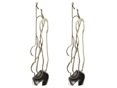 Abstract Sculpture 3D model 4