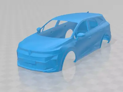 Renault Symbioz - Body Car STL Model 3D print model