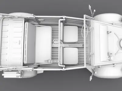 Kubelwagen Scale model 3D print model