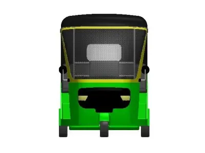 Auto Rickshaw 3D print model