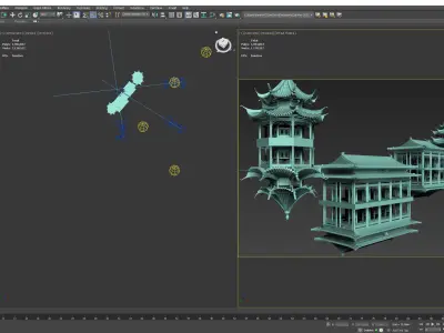 Chinese Ancient Pavilion 3D model