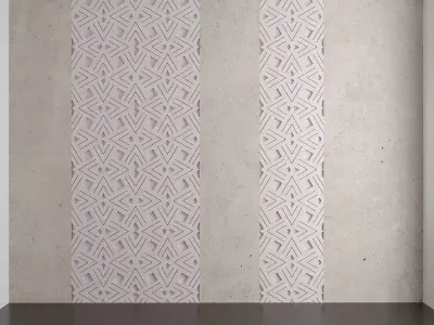 Wall Panel 1 Low-poly 3D model