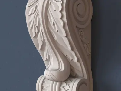 Decorative Corbel 3D model get