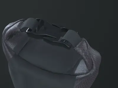 Bag  Game Ready Low Poly Low-poly 3D model