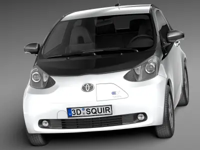 Toyota IQ EV 2013 3D model