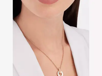 BULGARI - BVLGARI BVLGARI - NECKLACE WITH LARGE STONE 3D print model