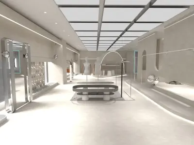 Clothing Shop 2 3D model