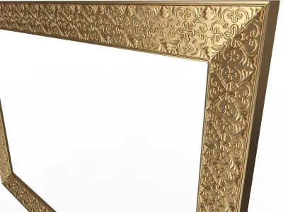 Classic Frame 025 Low-poly 3D model