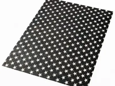 Restoration Hardware Liberty Star Flatweave Rug 3D model