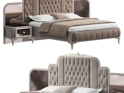 Elegance Luxury Bed By Evgor 3D model
