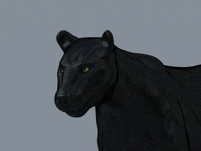 Black Panther 3D model