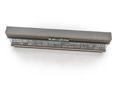 market breakfast section 02 Low-poly 3D model