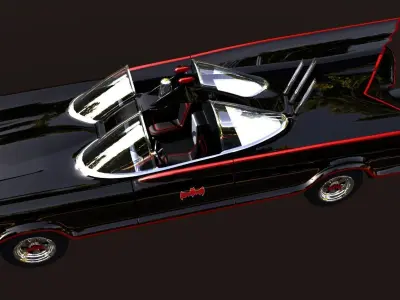 1960s Batmobile  3D model