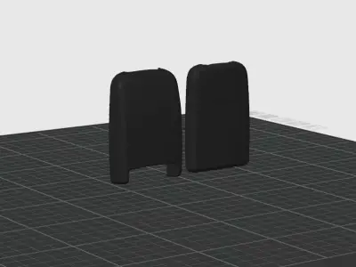 VW Golf 4 1998-2004 seatbelt cover 3D print model