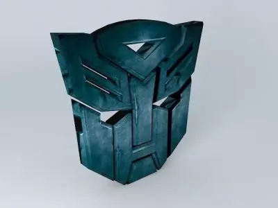 Transformers logo Free 3D model