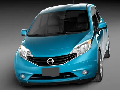 Nissan Versa Note 2014 usa 3D model