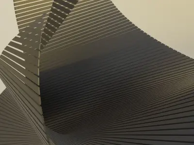 Abstract Model V12 Low-poly 3D model