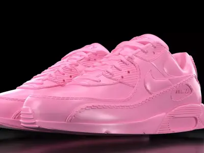 Air Max 90 Nike flat bottom sole  3D print model