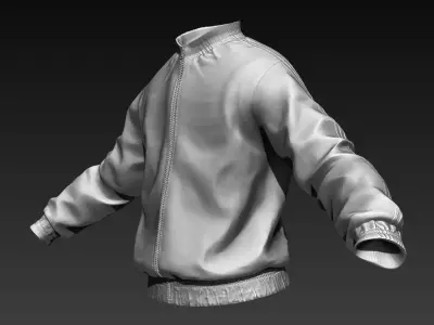 Sports Jacket Zbrush 3D model