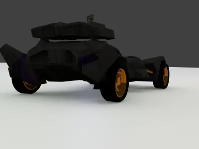 BATMOBILE Armored Ver2 Low-poly 3D model