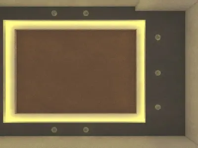 Ceiling  Low-poly 3D model