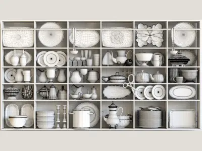 Trivia for the kitchen 6 3D model