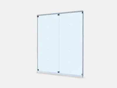 HASVIK Pair of sliding doors 1 Low-poly 3D model